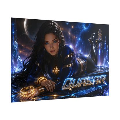 Quasar Comic Poster Character Wall Art Collector Room Decor Art Print