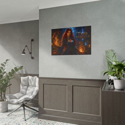 Triss Merigold The Witcher Wall Art Poster Fantasy Bedroom Decor Character Print