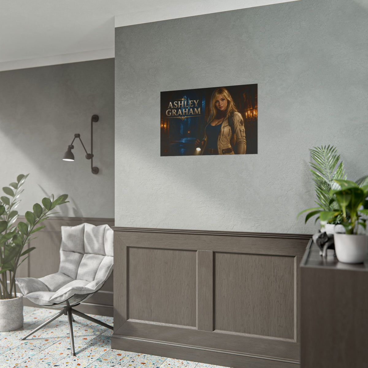 Gaming Wall Art Ashley Graham Poster Game Room Decor Gamer Gift Art Print