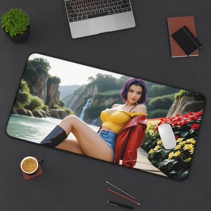 Faye Valentine Schreibtischunterlage, Cowboy Bebop Mauspad, Anime-Mädchen Schreibtischdeko