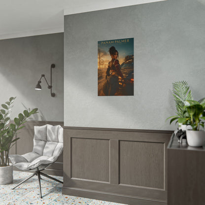 Panam Palmer Poster, Cyberpunk 2077 Wall Art, Gaming Print, Gamer Decor