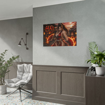 Mai Shiranui King of Fighters Poster Wall Art Character Room Decor Collectible P