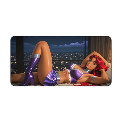 Килимок для столу Starfire, килимок для миші "Дівчина-супергерой", налаштування ігрового столу Cosmic