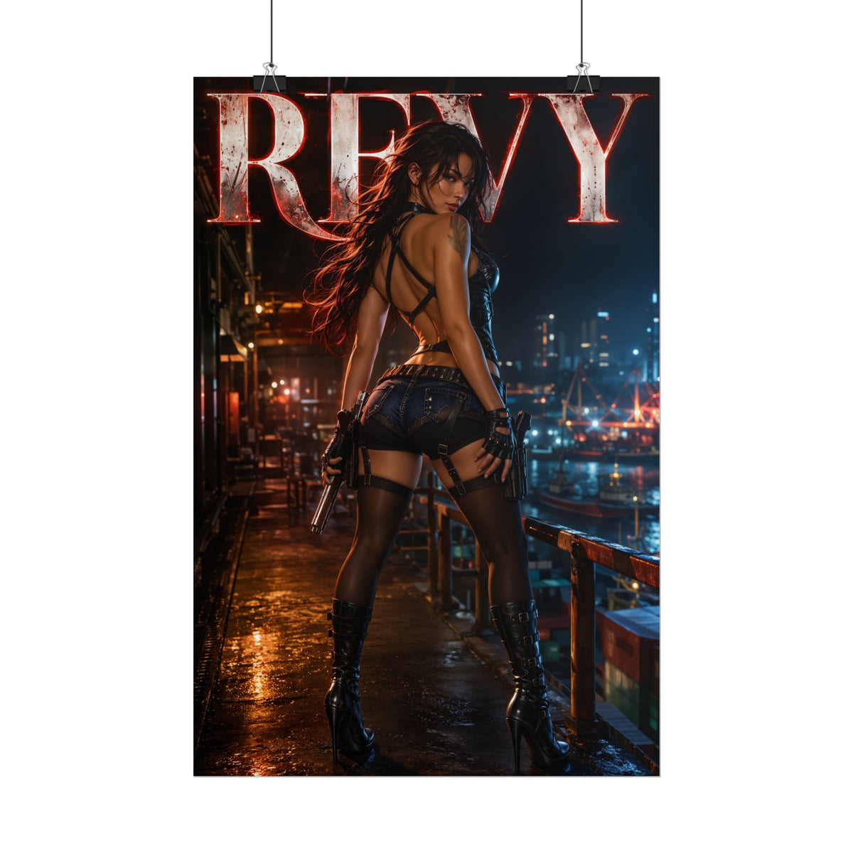Anime Wall Art Revy Black Lagoon Poster Otaku Room Decor Collector Gift Print