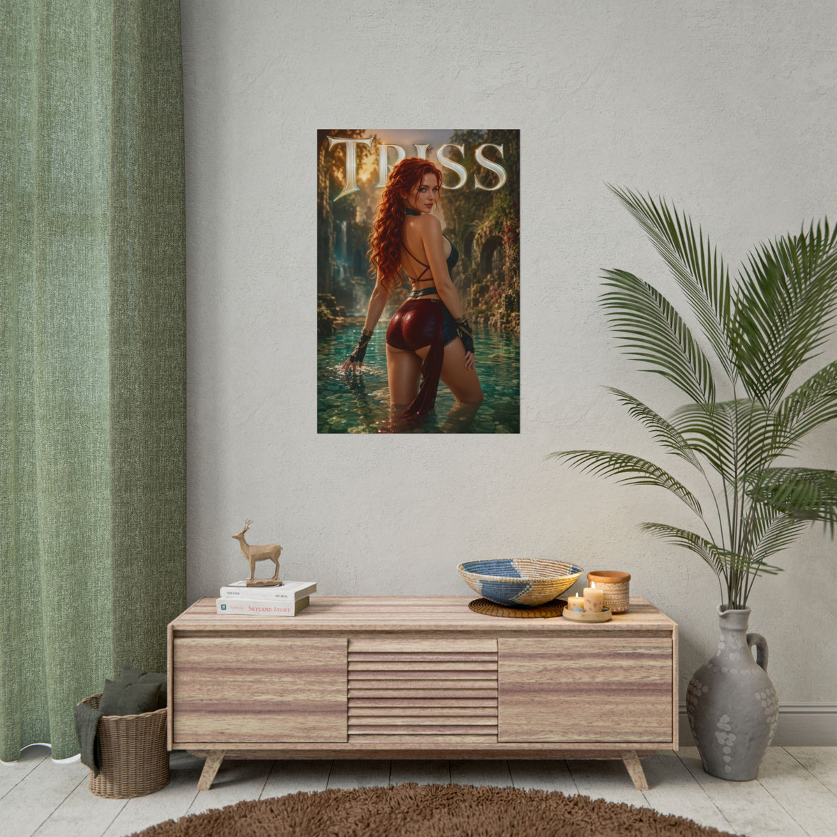 Triss Merigold The Witcher Wall Art Poster Fantasy Bedroom Decor Character Print