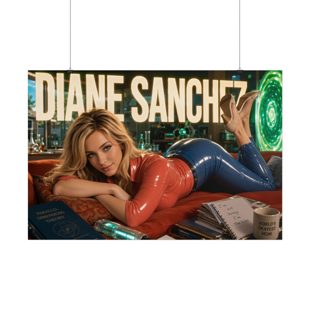 Diane Sanchez Character Poster Rick and Morty Wall Decor Collectible Art Print