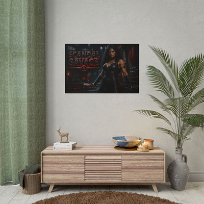 Scandal Savage Character Poster Comic Style Wall Decor Bedroom Collector Gift
