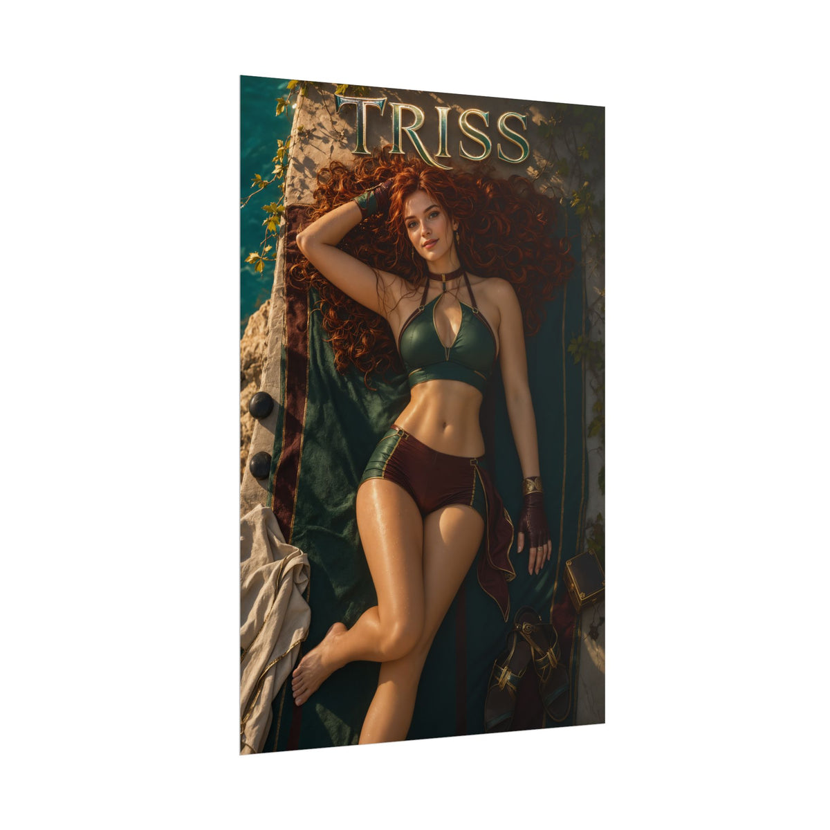 Triss Merigold The Witcher Wall Art Poster Fantasy Bedroom Decor Character Print