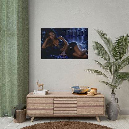 Night Girl Comic Poster Character Wall Art Collector Room Decor Art Print