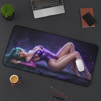 Darkstalkers Mouse Pad, Morrigan Desk Mat, Gamer Gift XXL