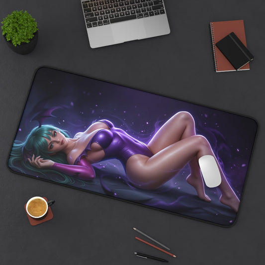 Darkstalkers Mouse Pad, Morrigan Desk Mat, Gamer Gift XXL
