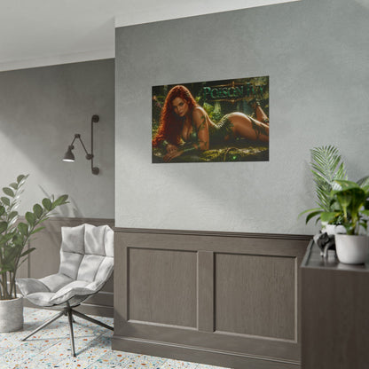 Poison Ivy Character Poster Comic Style Wall Decor Bedroom Collector Gift