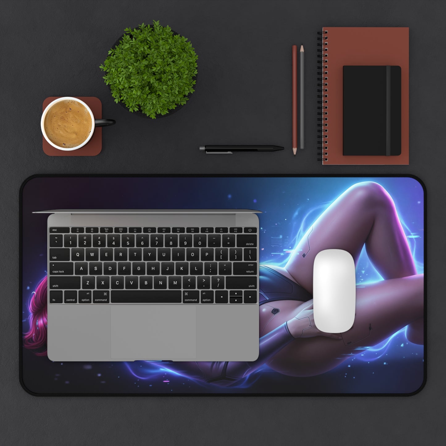 Cyberpunk Mouse Pad, Songbird Desk Mat, Anime Mouse Pad