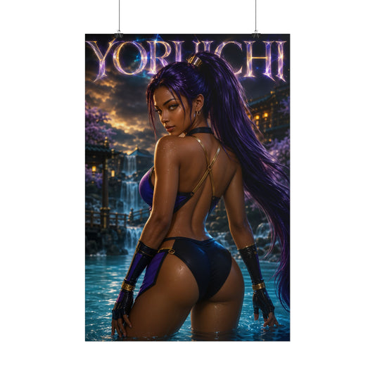 Yoruichi Character Poster Bleach Anime Room Wall Decor Collectible Art Print