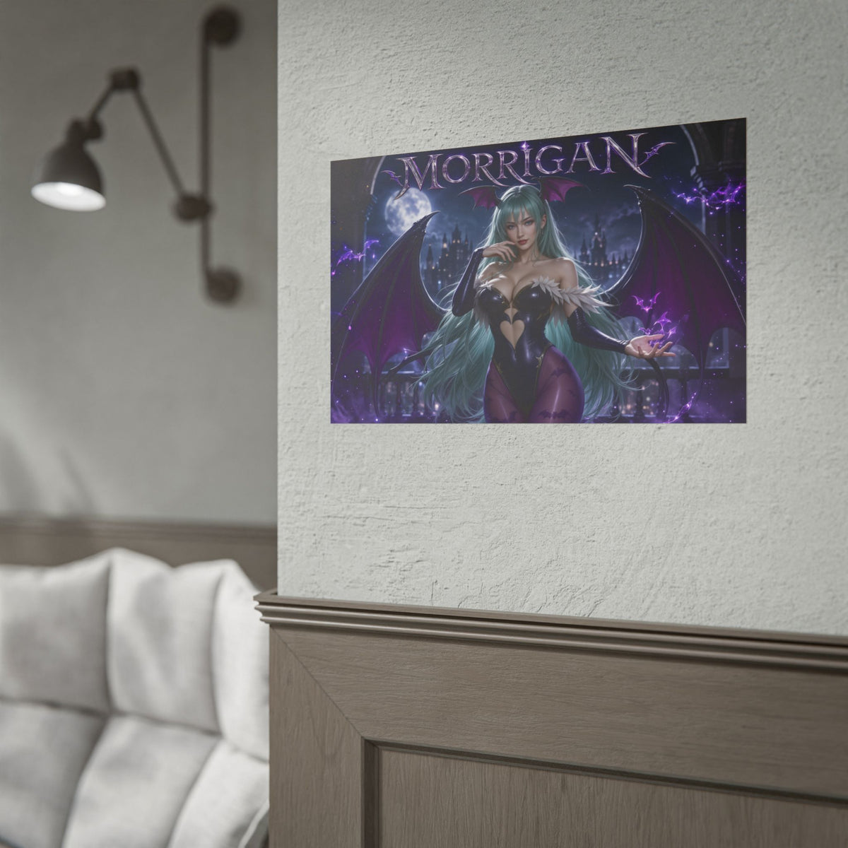 Morrigan Aensland Darkstalkers Poster Wall Art Character Room Decor Collectible