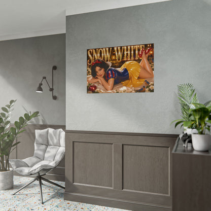 Snow White Poster Snow White and the Seven Dwarfs Character Wall Decor Art Print