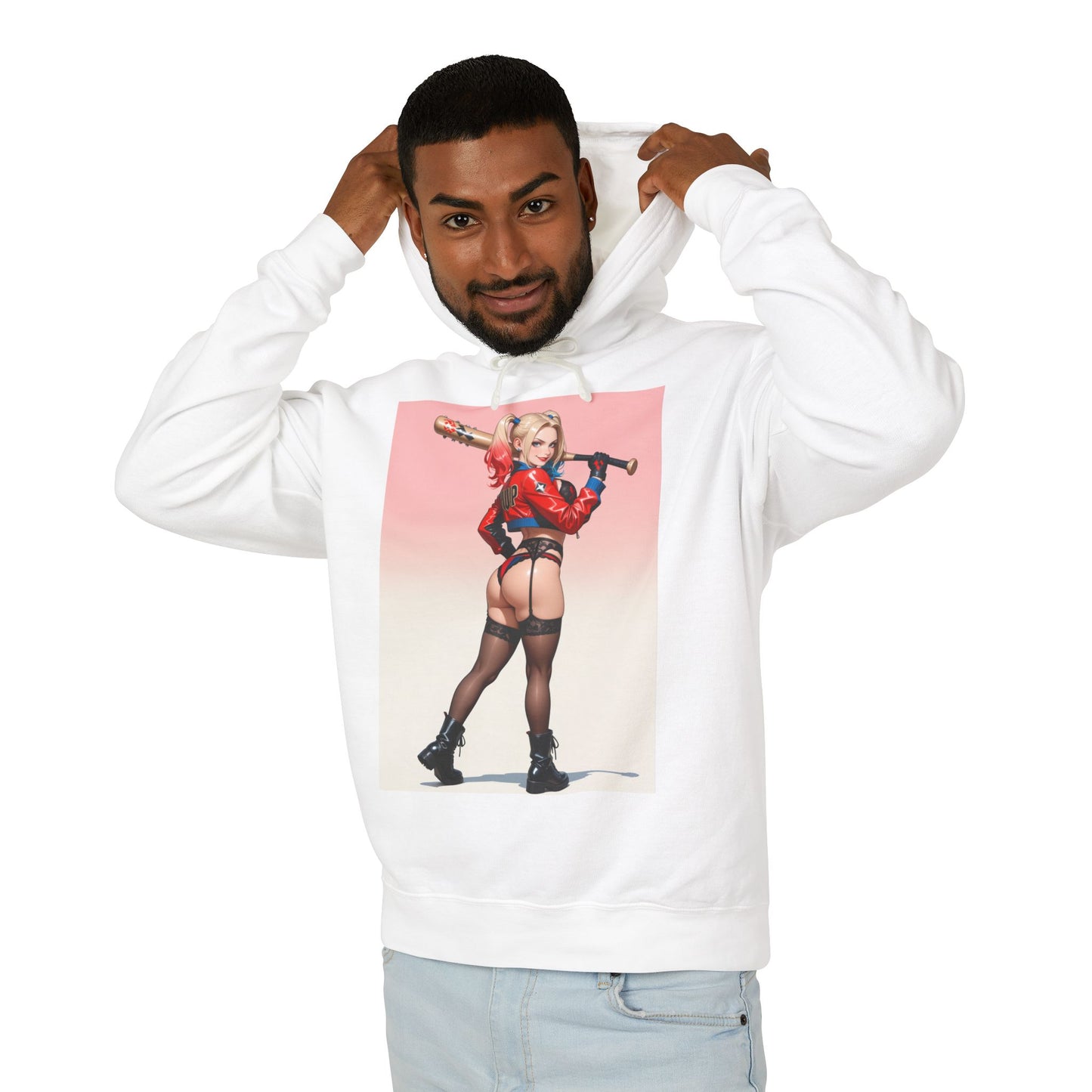 Harley Quinn Hoodie | Gothic Gotham Hoodie für DC-Fans | Waifu Villain Pullover