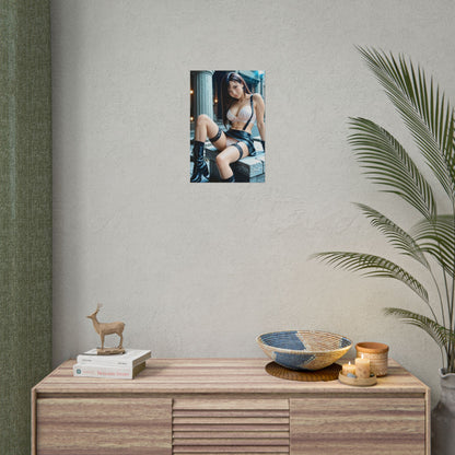 Настінний художній принт Тіфи Локхарт, аніме-постер із зображенням Вайфу-файтинга, декор кімнати для дівчини-геймерки