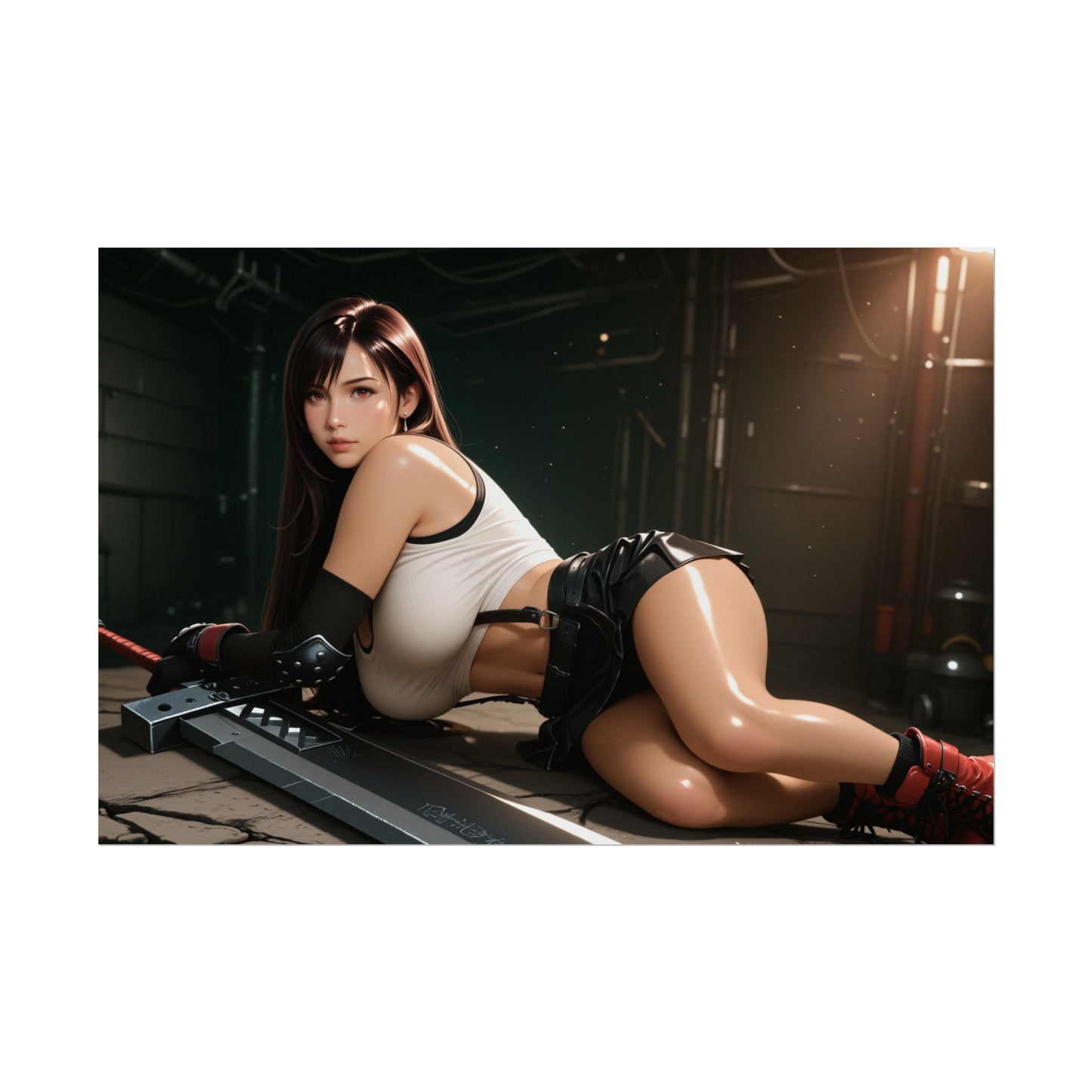 Аніме-постер Тіфи Локхарт | Настінне мистецтво Вайфу для кімнати отаку або ігрової конфігурації