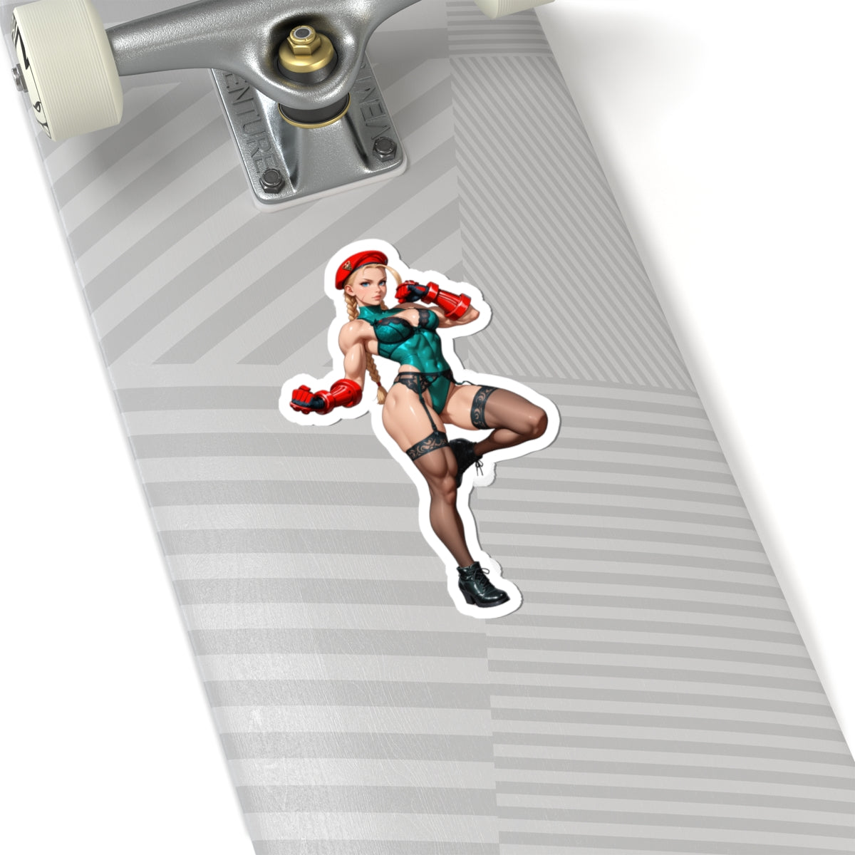 Наклейка Cammy White – вінілова наклейка Street Fighter для ноутбуків та декору інтер'єру