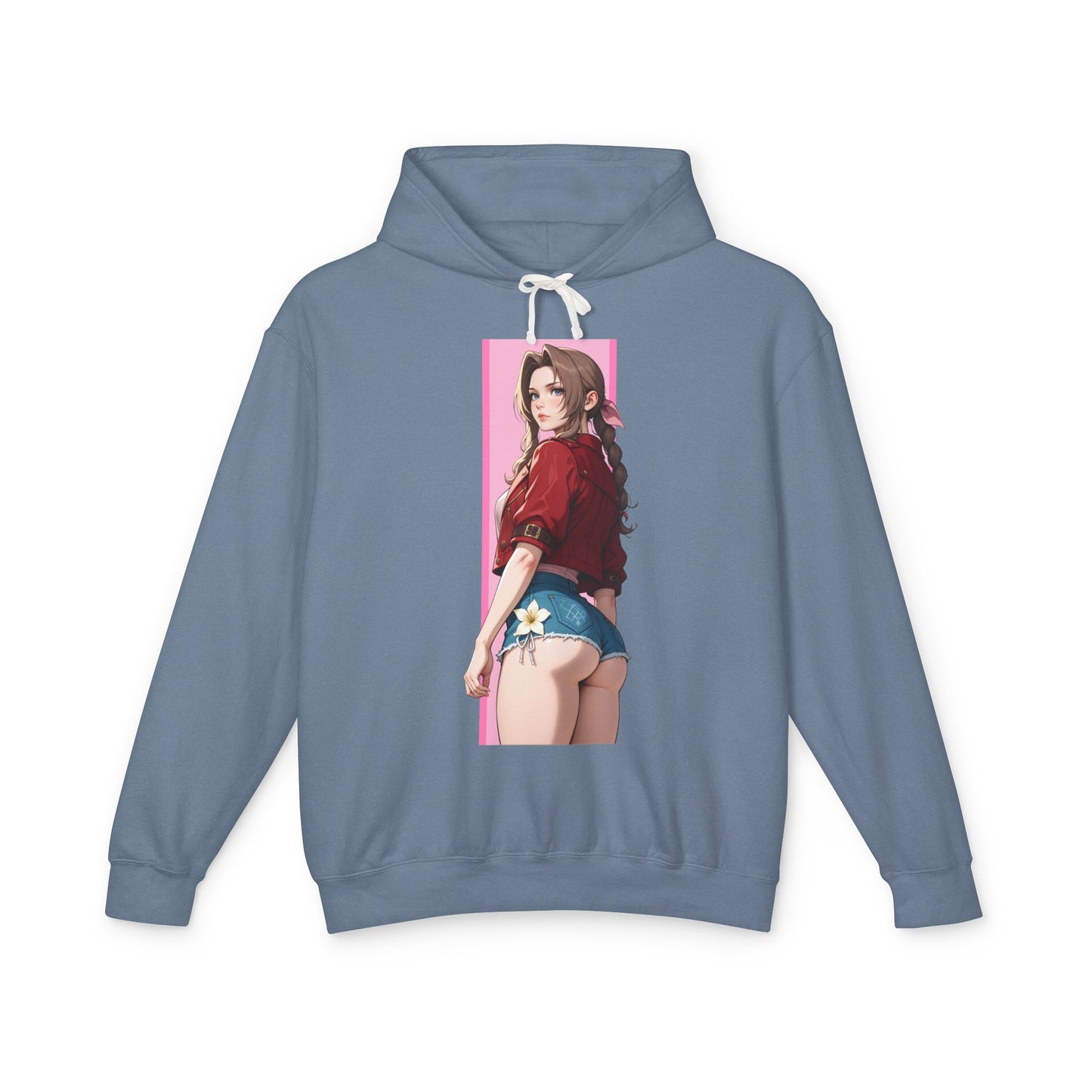 Aerith Gainsborough Hoodie | Fantasy RPG Hoodie | Anime Heroine Pullover