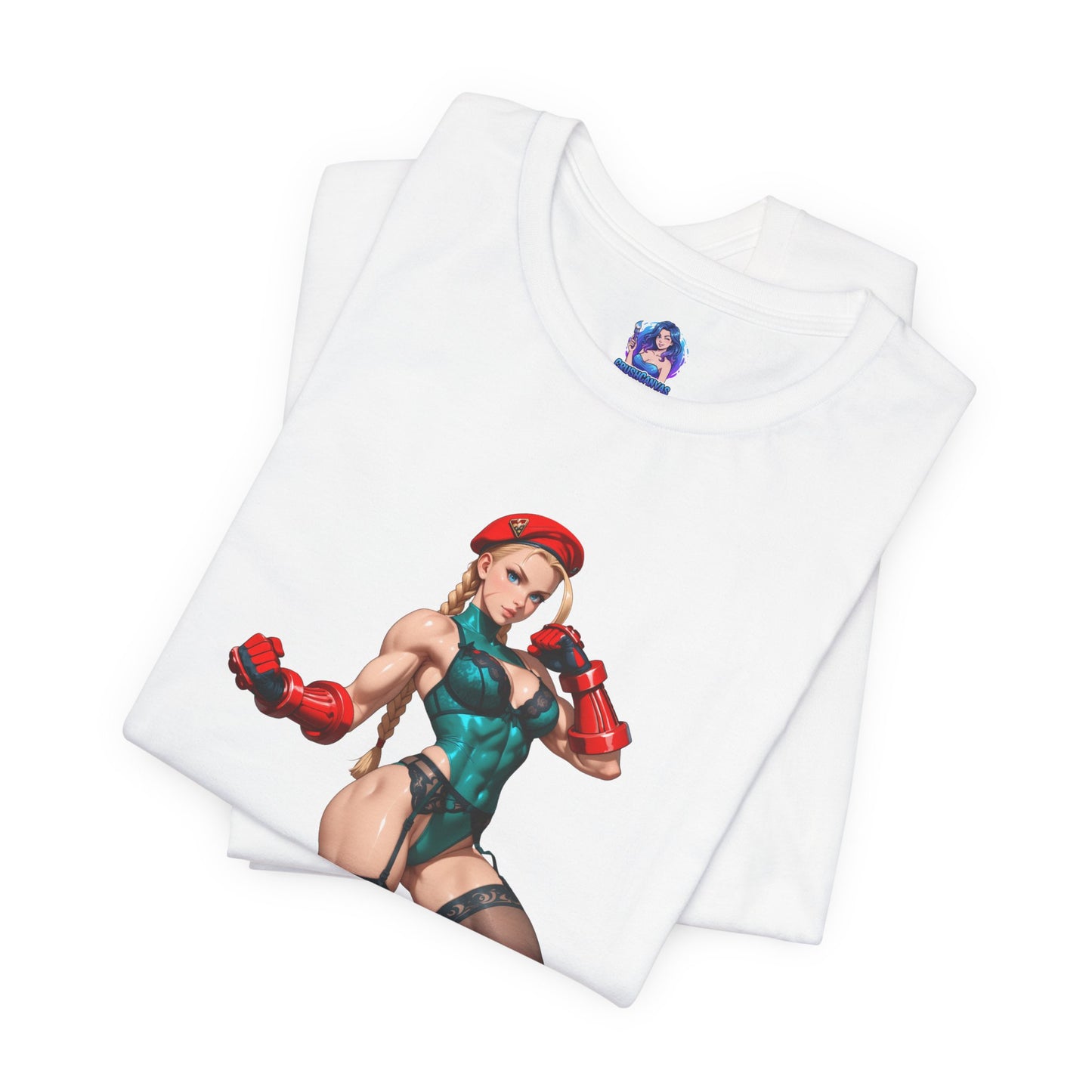Cammy White T-Shirt | Street Fighter T-Shirt für Gamer &amp; Anime-Fans | Waifu-Grafik-Shirt