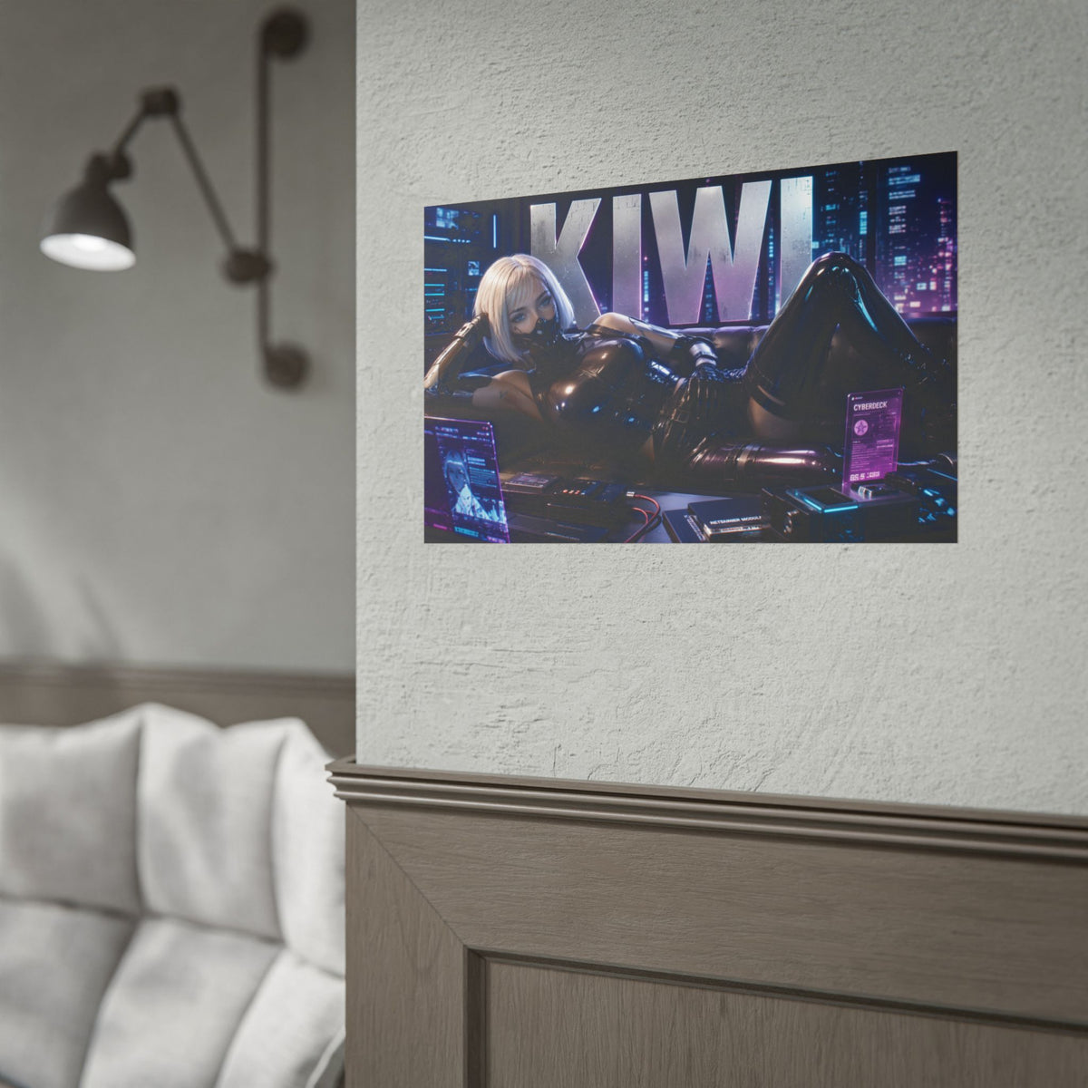 Anime Room Decor Kiwi Cyberpunk Edgerunners Poster Wall Art Character Print