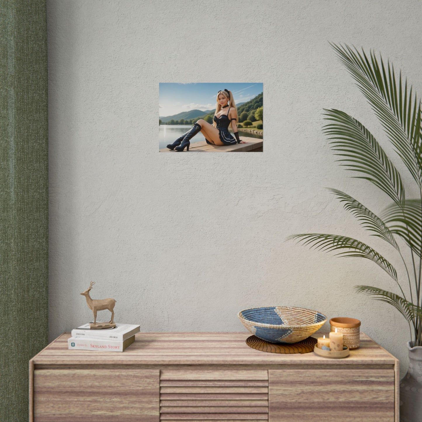 Аніме-постер Міси Амане | Готичний настінний декор в стилі вайфу для кімнати отаку