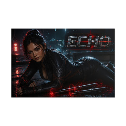 Comic Wall Art Echo Poster Heroine Room Decor Collectible Character Print