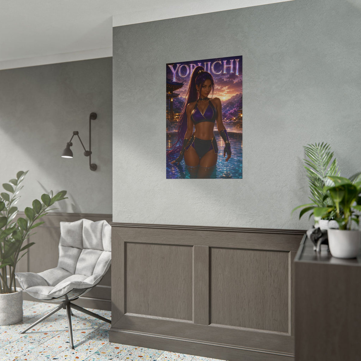 Yoruichi Bleach Anime Poster Character Wall Art Bedroom Decor Collectible Print
