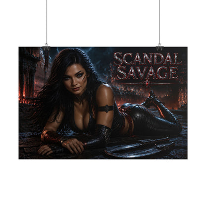 Scandal Savage Character Poster Comic Style Wall Decor Bedroom Collector Gift