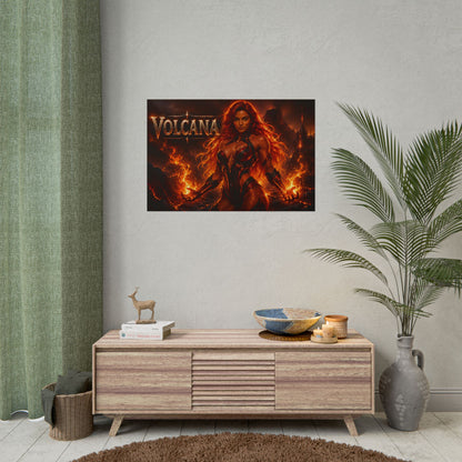 Volcana Comic Poster Character Wall Art Collector Room Decor Art Print