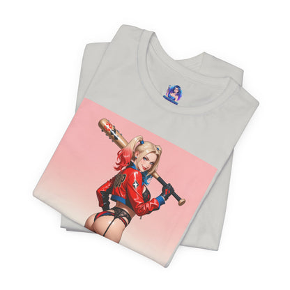 Harley Quinn T-Shirt | DC Comics Waifu-Shirt für Gamer &amp; Fans | Sexy Clown-Girl-Shirt