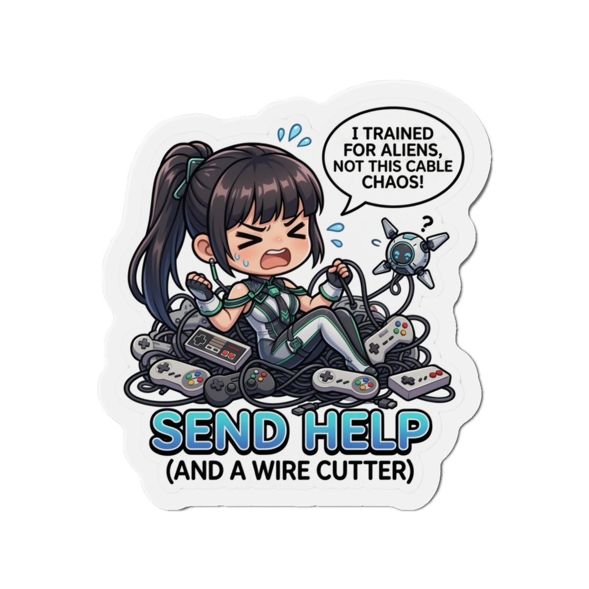 Eve Stellar Blade Magnet – Anime-Sci-Fi-Mädchen-Kühlschrankmagnet, futuristische Dekoration