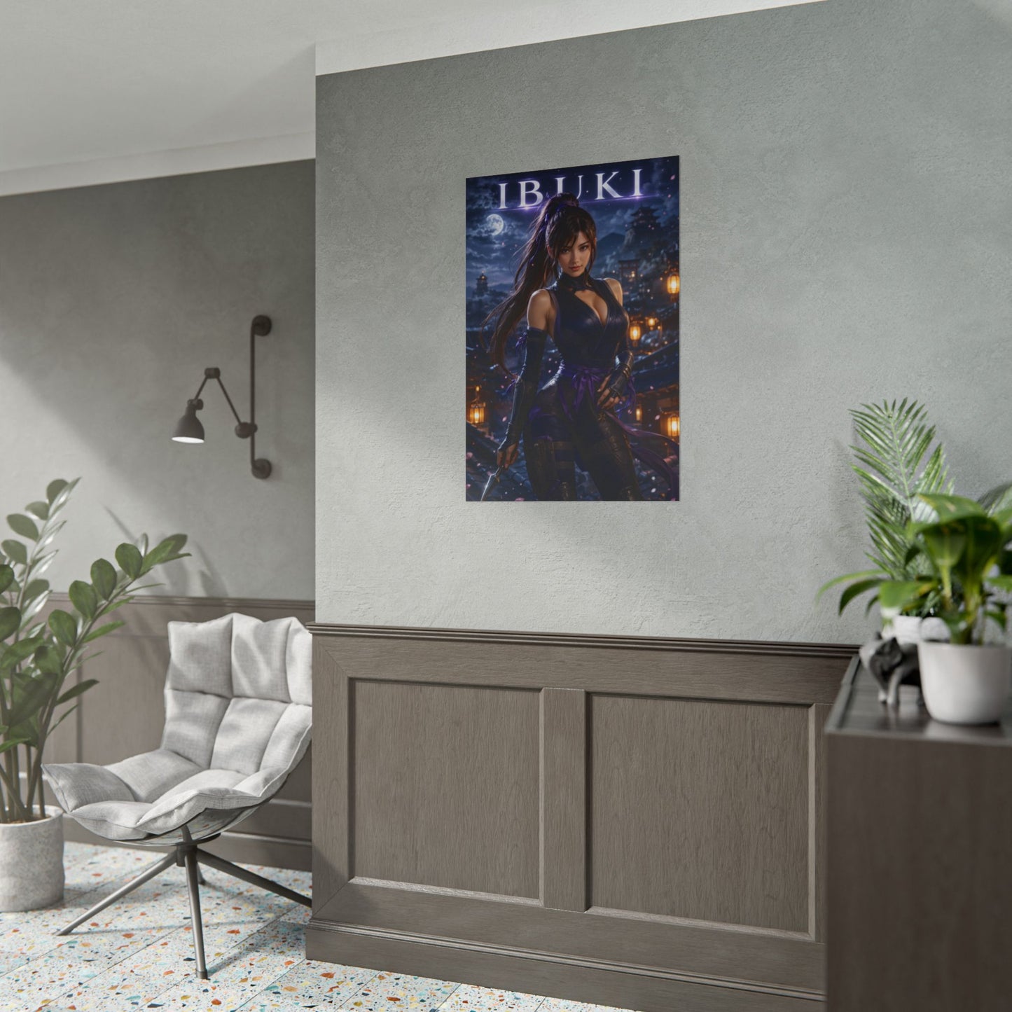 Ibuki Street Fighter Poster Capcom Gaming Wall Art Print Decor
