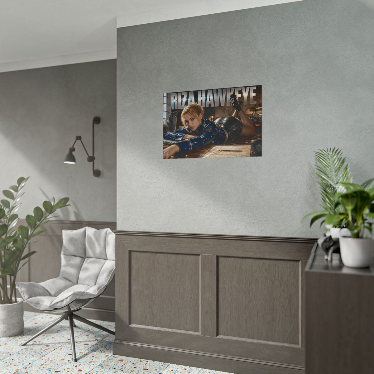 Riza Hawkeye Fullmetal Alchemist Anime Poster Wall Art Character Room Decor