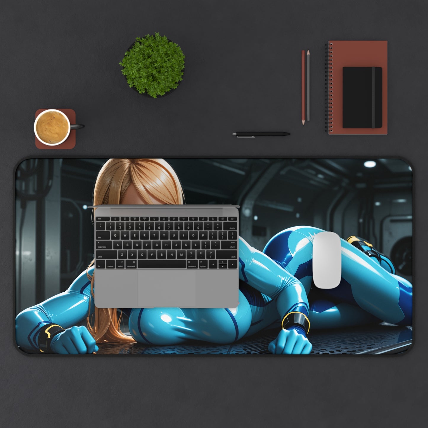 Килимок для столу Samus Aran, килимок для миші з науково-фантастичної гри Heroine, налаштування ігрового столу