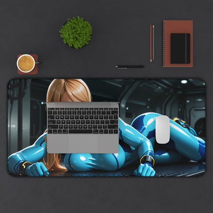 Килимок для столу Samus Aran, килимок для миші з науково-фантастичної гри Heroine, налаштування ігрового столу