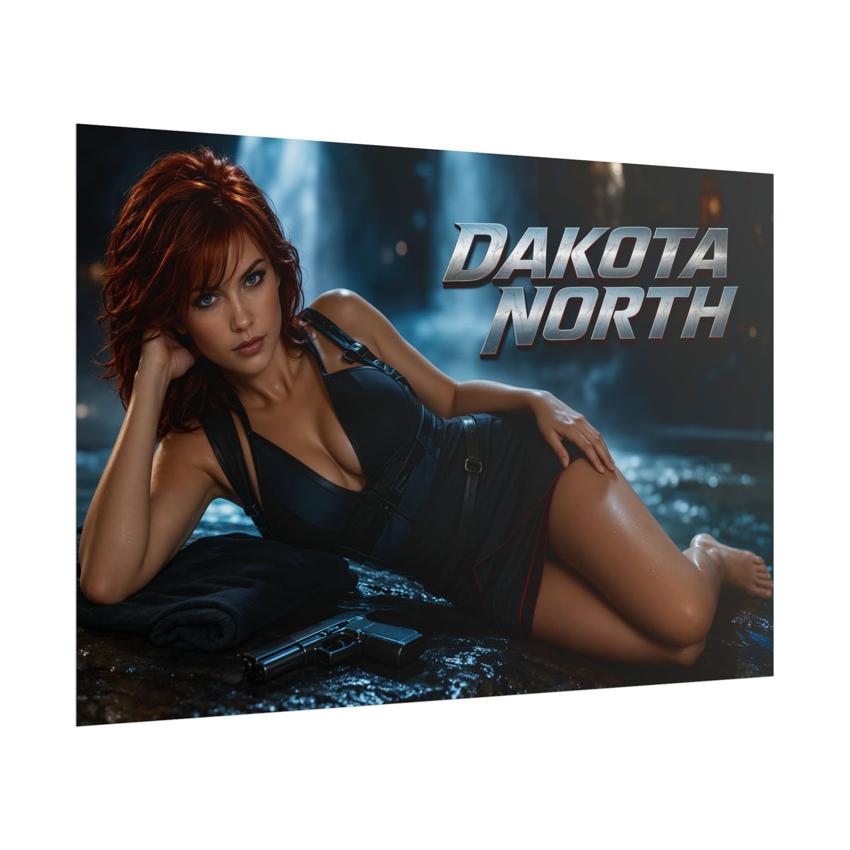 Dakota North Character Poster Comic Style Wall Decor Bedroom Collector Gift