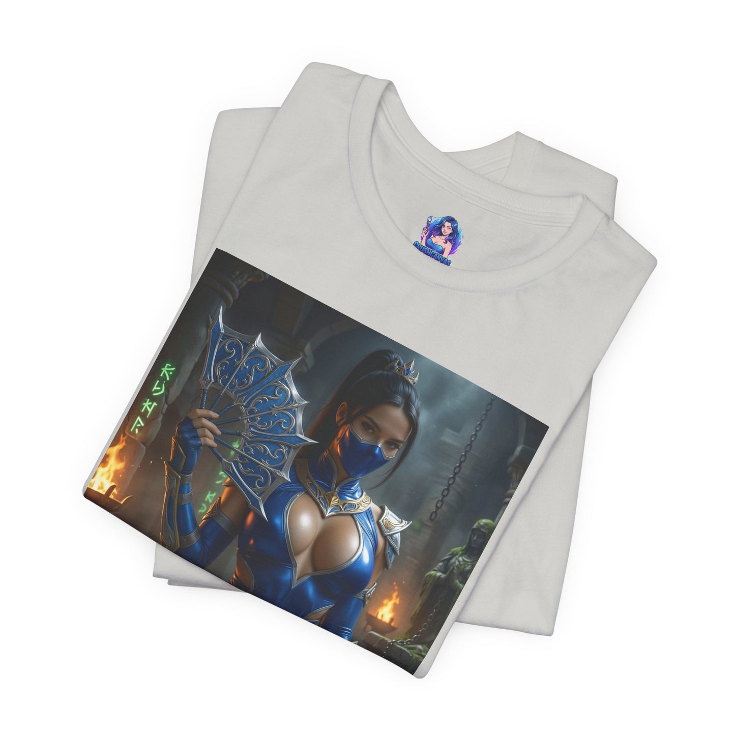Kitana Mortal Kombat T-Shirt | Kampfspiel-Shirt für Gamer &amp; Anime-Fans