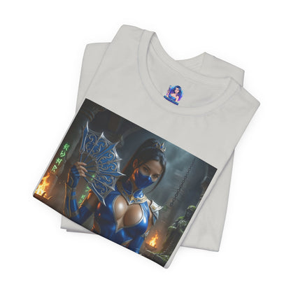 Kitana Mortal Kombat T-Shirt | Kampfspiel-Shirt für Gamer &amp; Anime-Fans