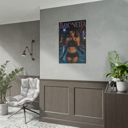 Bayonetta Gaming Poster Wall Art Gamer Room Decor Collectible Print