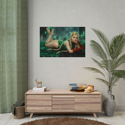Cammy White Poster, Street Fighter Wall Art, Gaming Print Decor