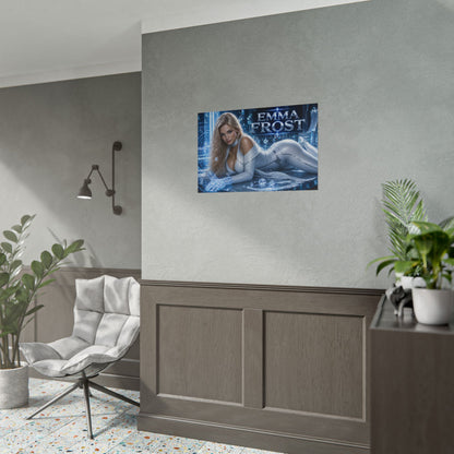 Comic Wall Art Emma Frost Poster Heroine Room Decor Collectible Character Print