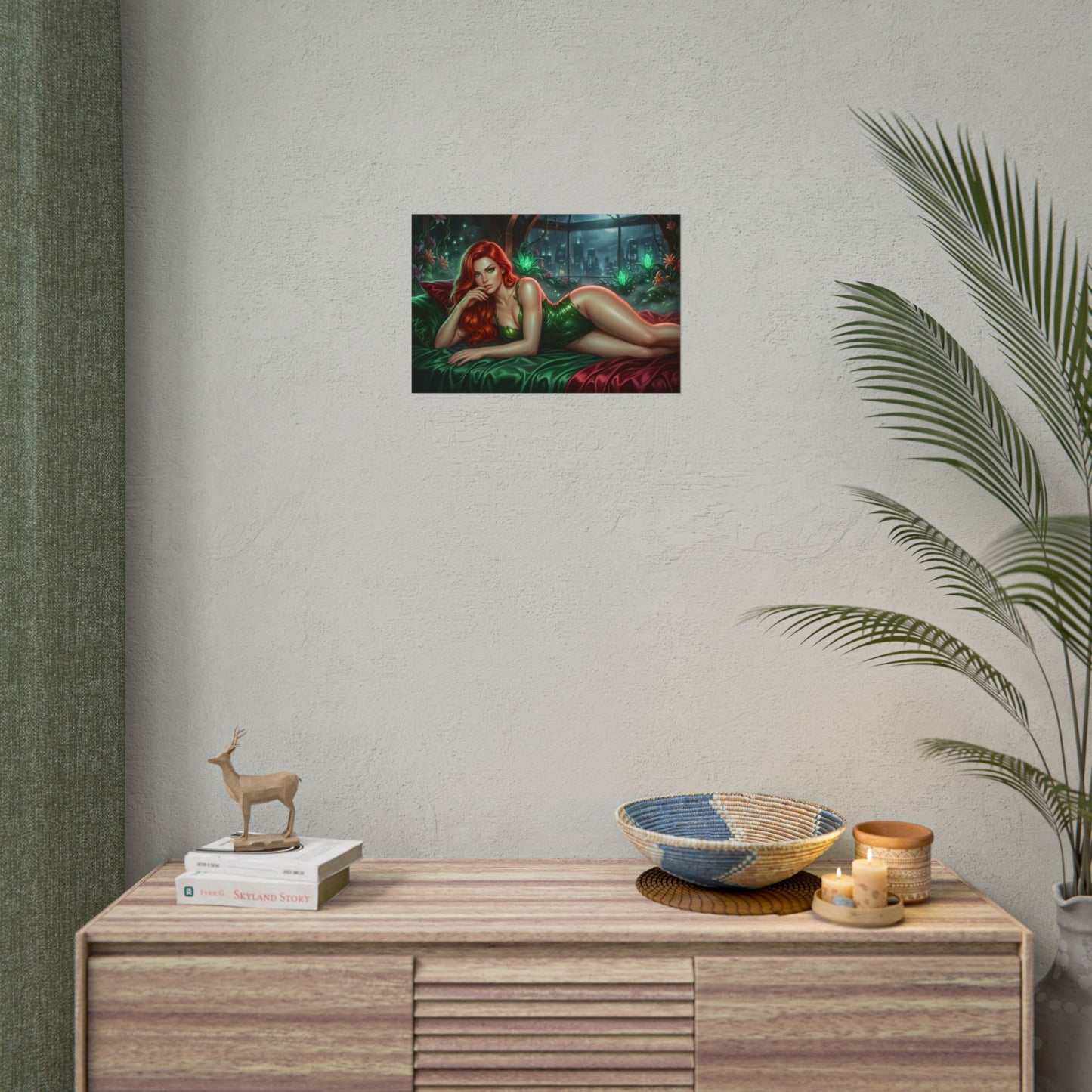 Poison Ivy Poster, DC Comics Wall Art, Fantasy Print Decor