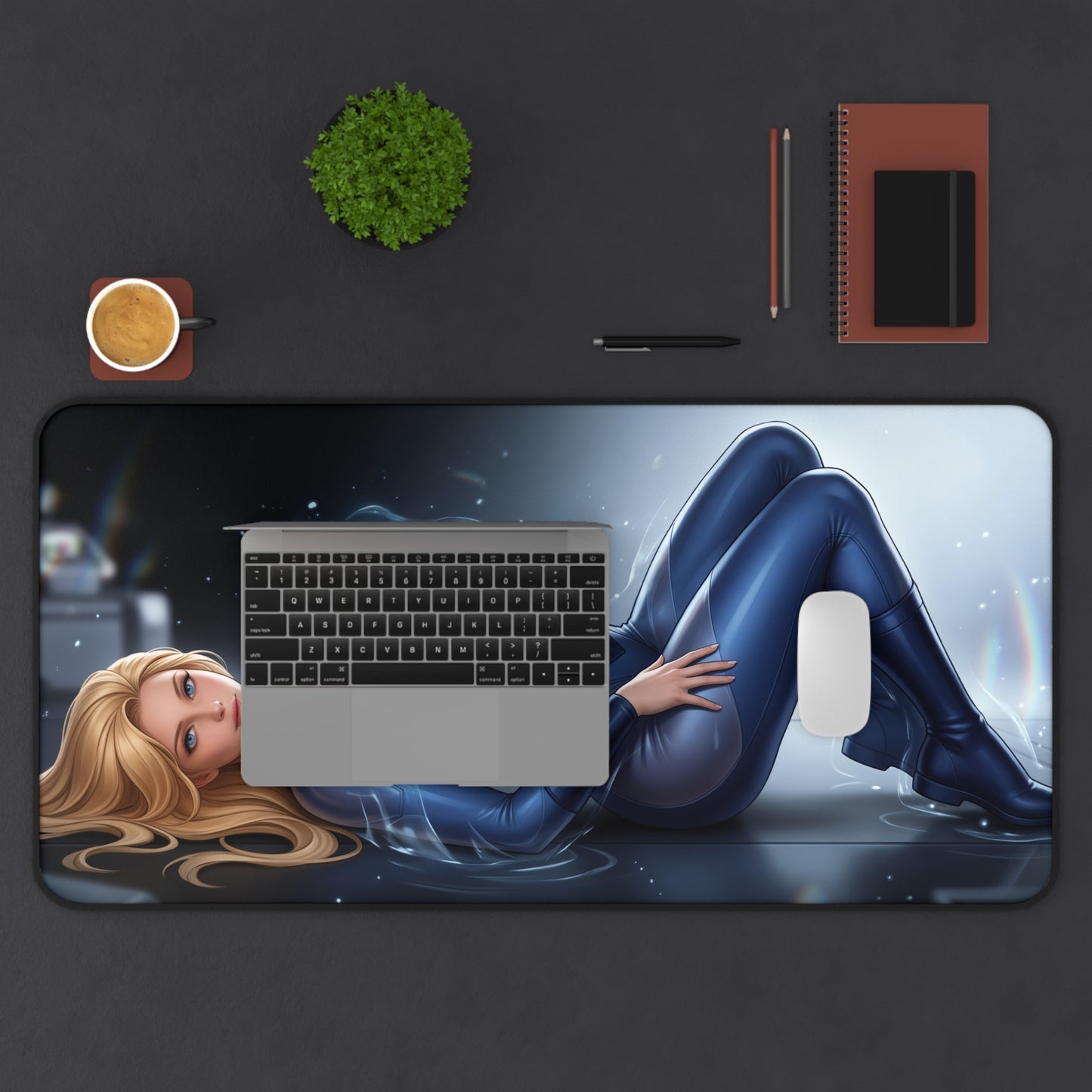 Marvel Mouse Pad, Invisible Woman Desk Mat, Large Desk Pad