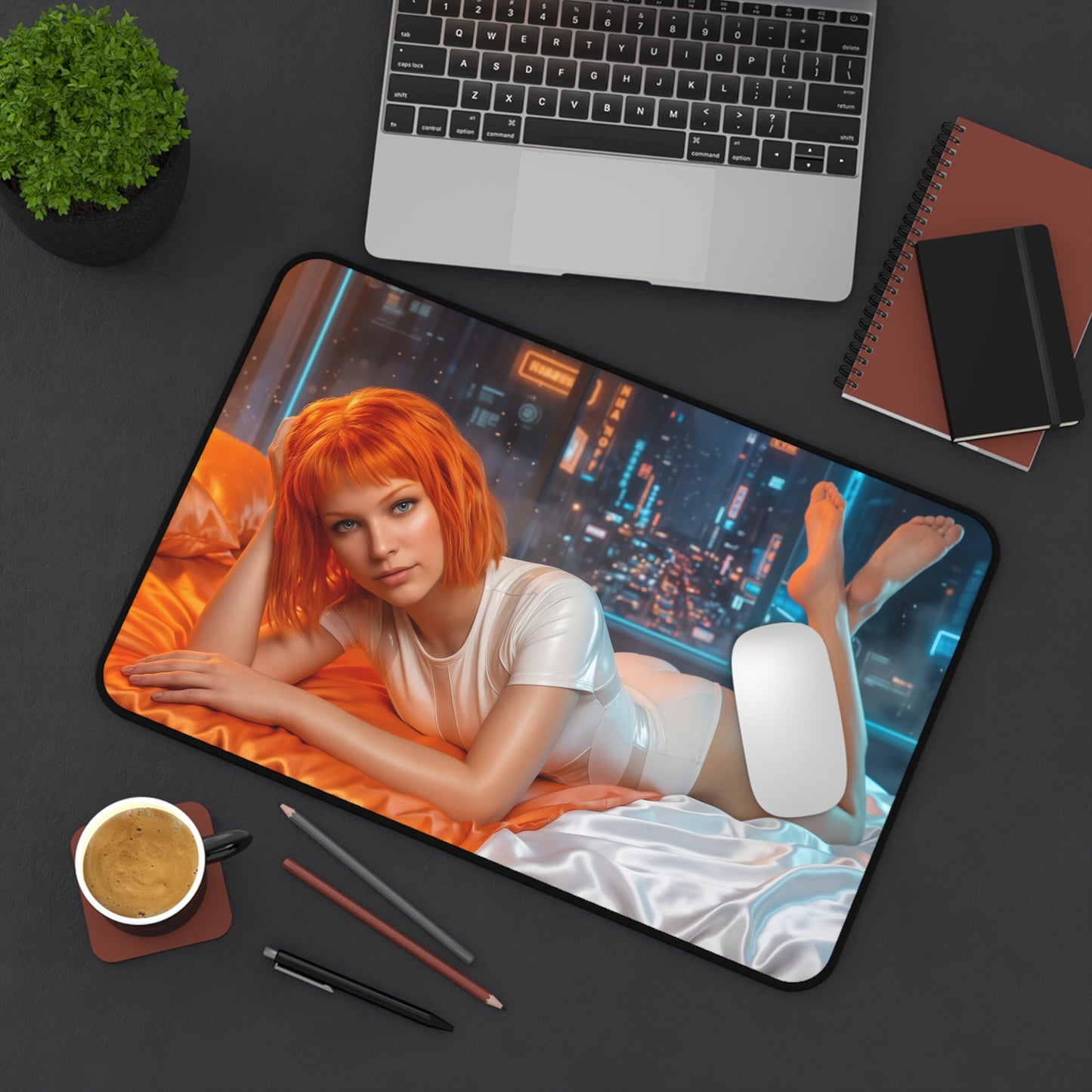 The Fifth Element Mouse Pad, Leeloo Desk Mat, Gamer Gift
