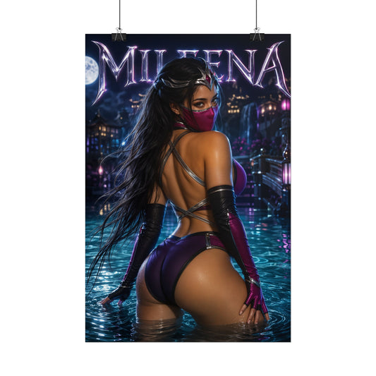 Mileena Character Wall Art Mortal Kombat Gaming Poster Office Room Decor Print