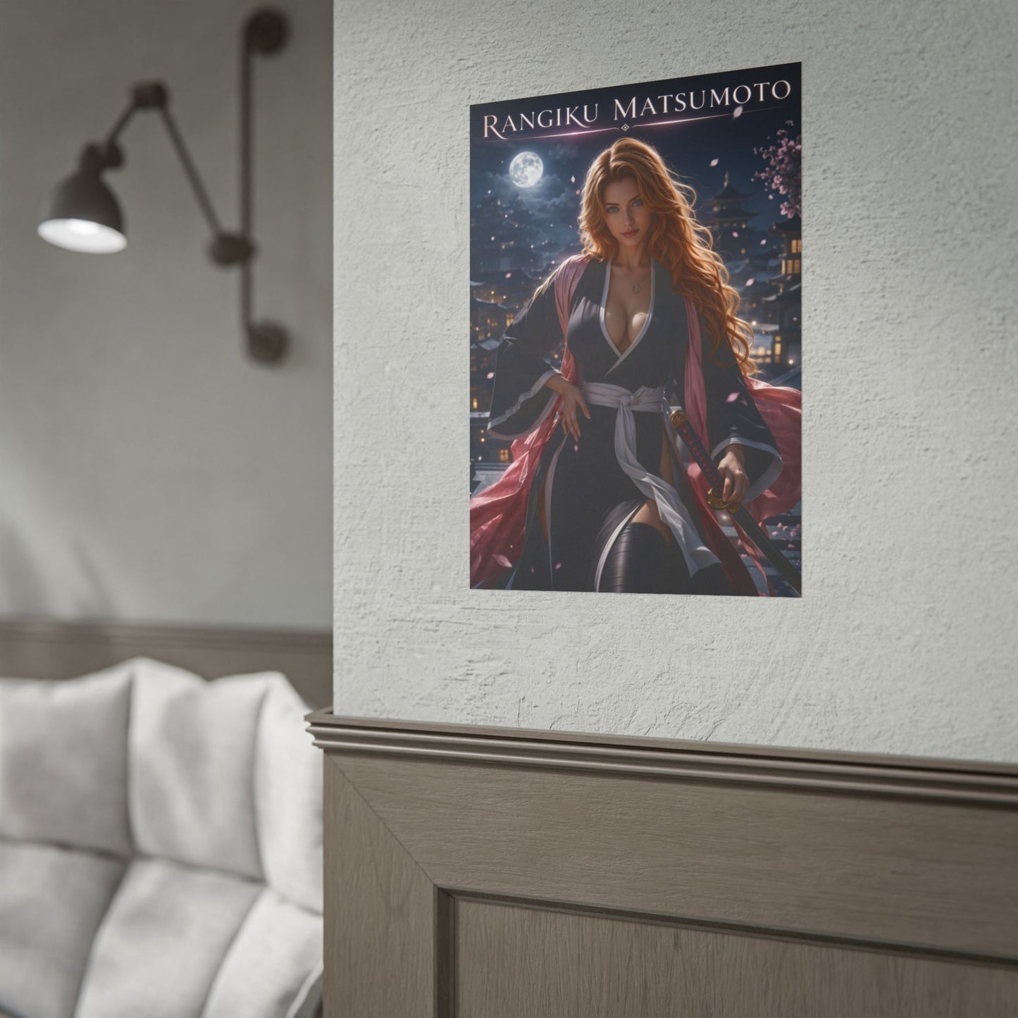 Rangiku Matsumoto Bleach Anime Poster Wall Art Print Decor