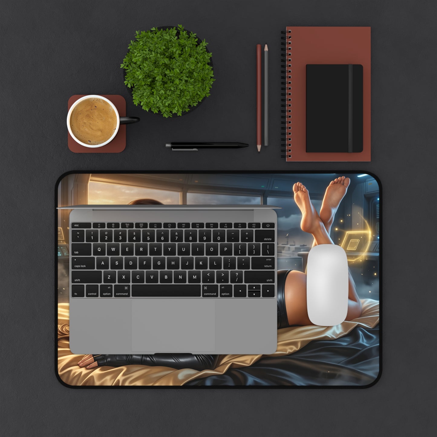 Metal Gear Solid Mouse Pad, Quiet Desk Mat, XXL Desk Pad